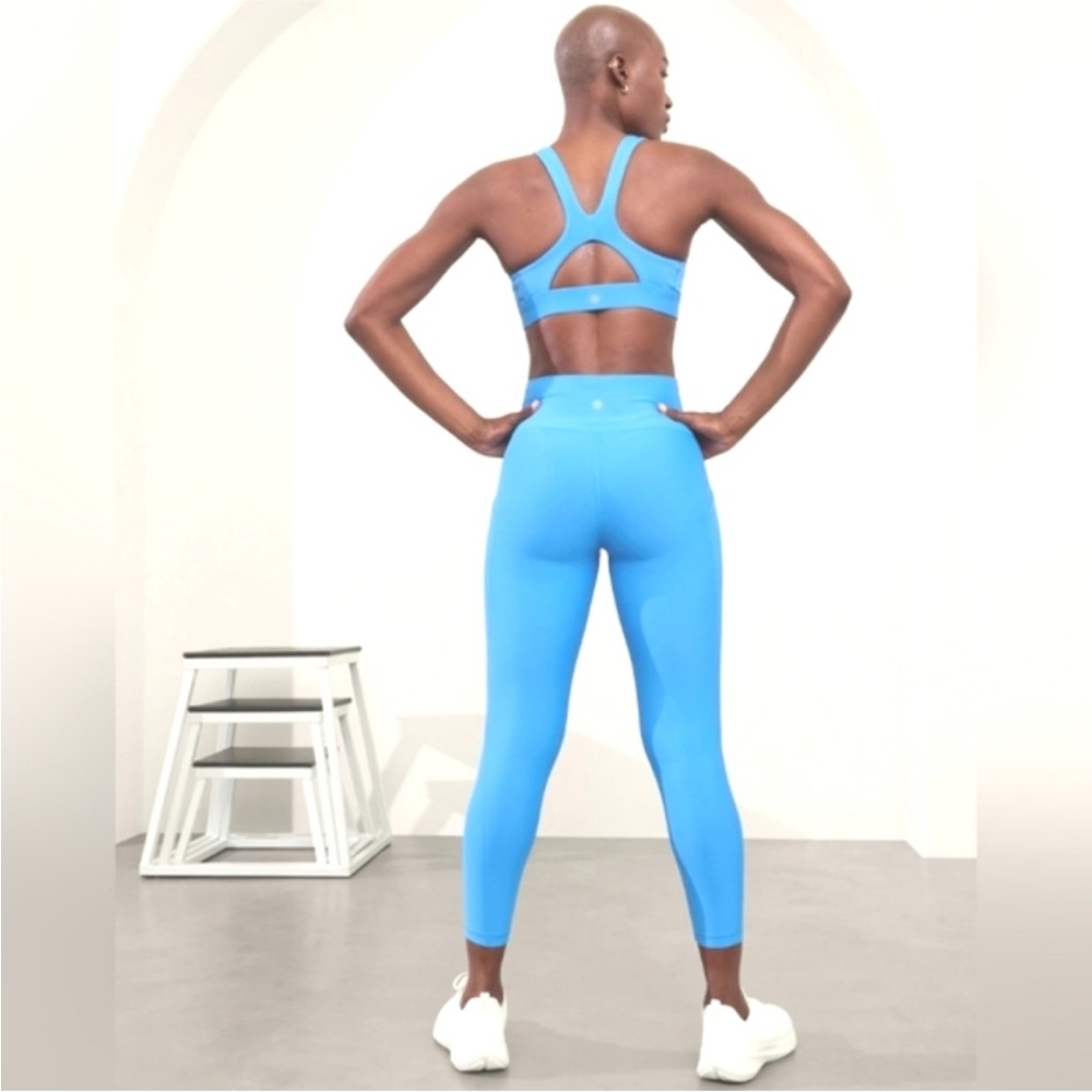 Athleta Blue Leggings with Pockets - Picture 2 of 5